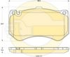 GIRLING 6119079 Brake Pad Set, disc brake